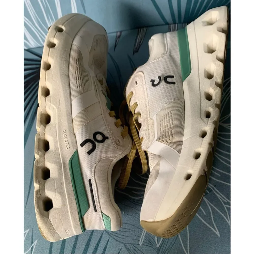 On Cloud Cloudrunner 2 white Running Sneakers Gym Shoes men’s 7 women 8.5